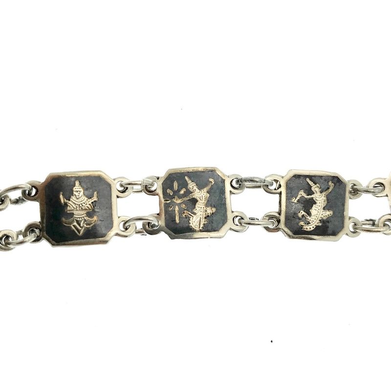 Image 4 of Silver Wayang bracelet | 19 cm