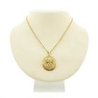 Image 3 of Vintage gold pendant with flower