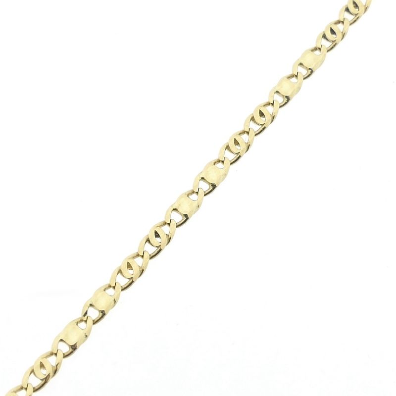 Image 8 of Gold navy link bracelet