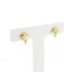Image 3 of 8 kt. Dolphin stud earrings