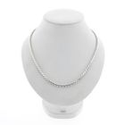 Image 1 of Silver Fox Tail Link Chain