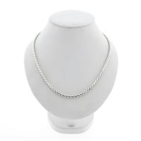 Silver Fox Tail Link Chain