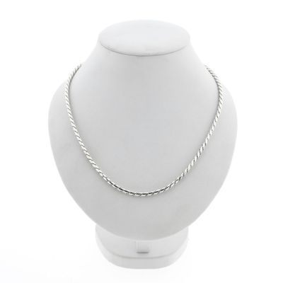 Image 1 of Silver Fox Tail Link Chain