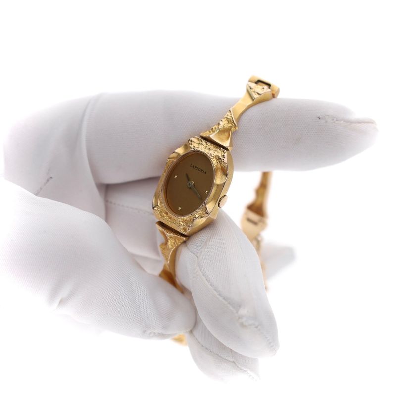 Image 16 of Lapponia 'Pola Negri'; 14k Gold Ladies Watch
