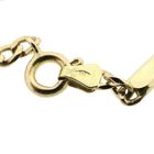 Image 4 of Gold closed Figaro link bracelet