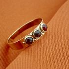 Image 8 of Gold ring with garnet stones | Vintage