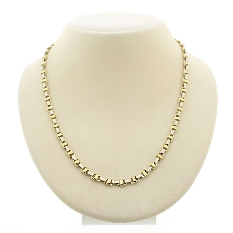 Image 1 of Two-tone gold fantasy link chain