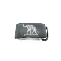 Siam silver buckle with elephant pattern