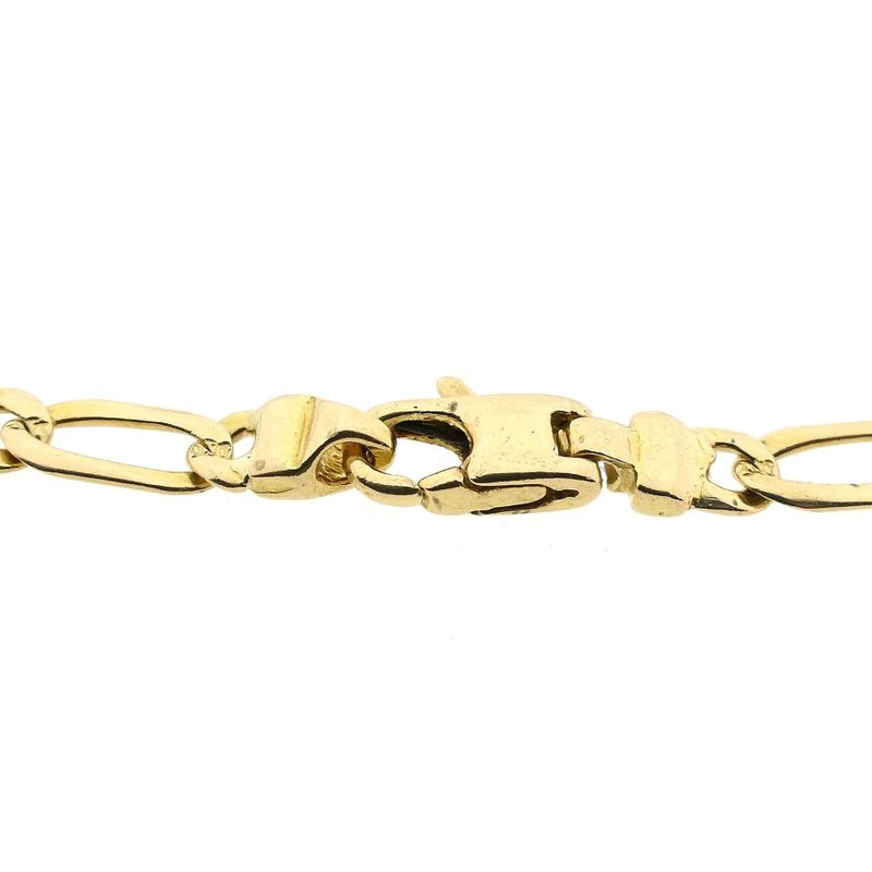 Image 4 of 18K Yellow Gold Figaro Necklace | 47 cm