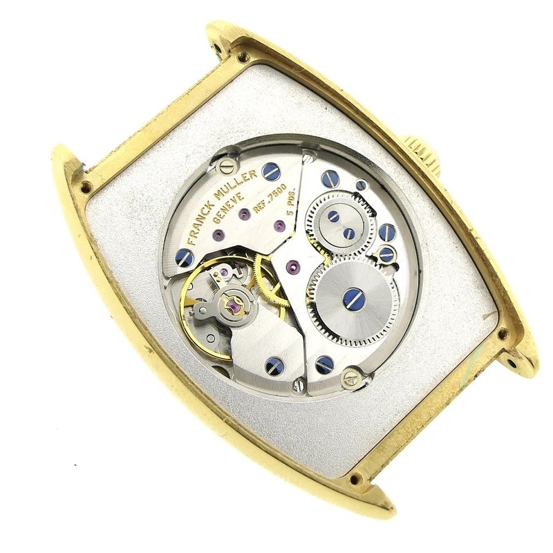 Image 16 of Franck Muller Casablanca Cintrée Curvex; 18k. Gold watch