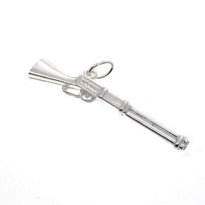 Image 2 of Silver charm; Cowboy gun
