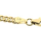 Image 5 of Gold flat gourmet link chain