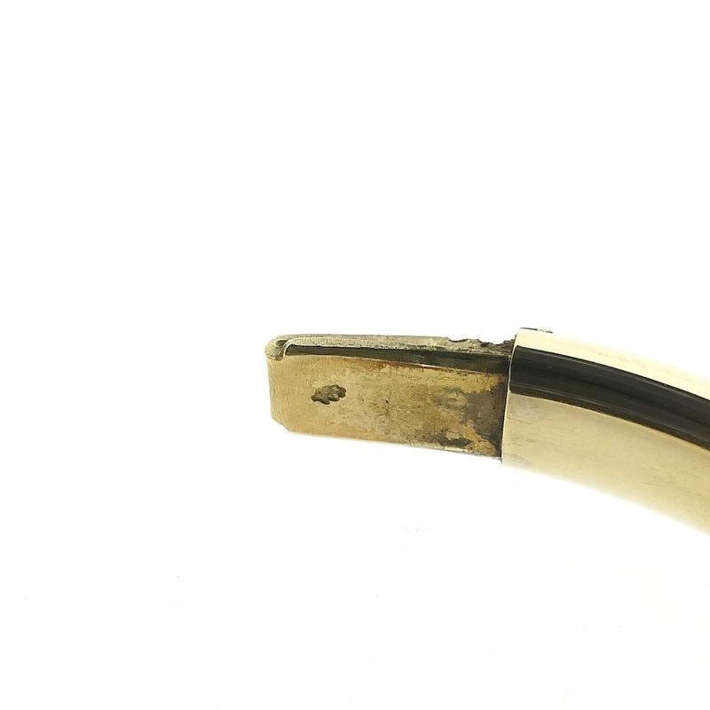 Image 6 of Gold smooth slave bracelet | Ø 61.5 mm