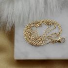 Image 2 of Gold anchor link chain | 45.5 cm