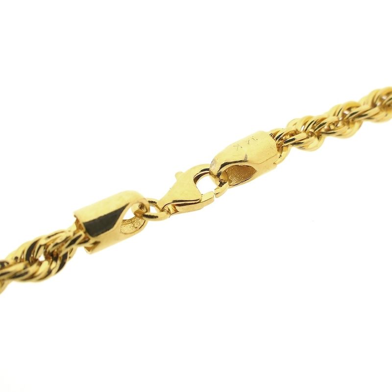 Image 5 of Gold twisted link chain