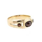 Image 4 of Gold ring with garnet stones | Vintage
