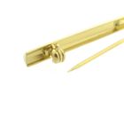 Image 5 of Gold brooch with zirconia