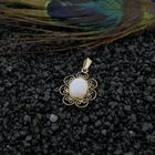Image 2 of Gold pendant with precious opal | Vintage