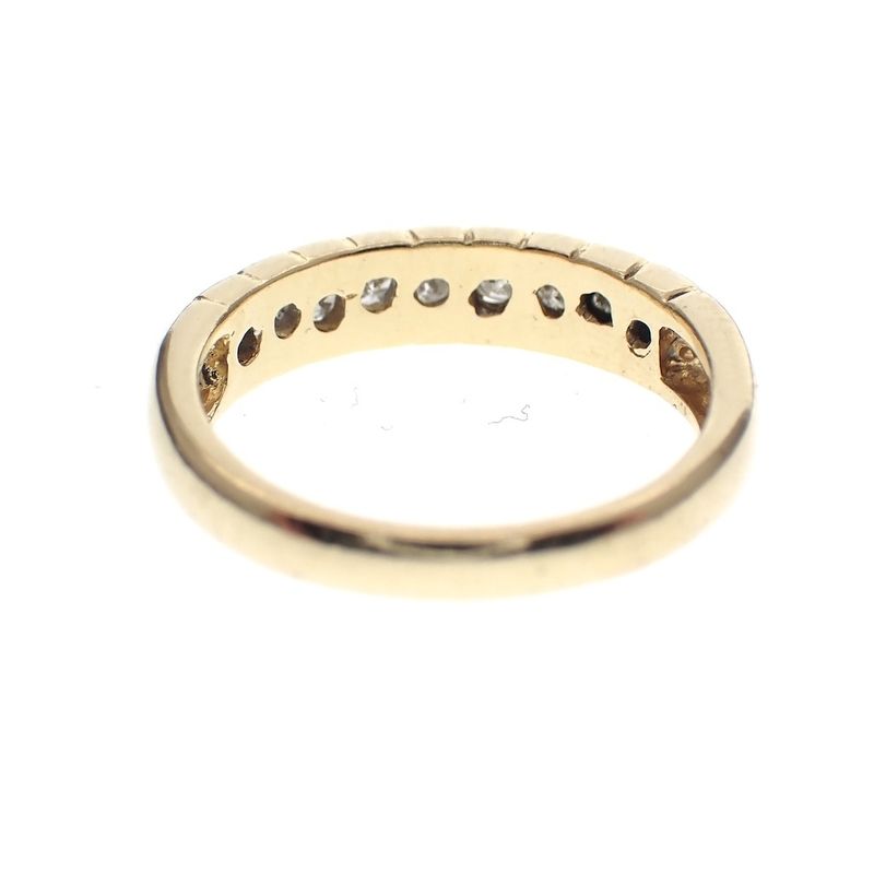 Image 6 of Gold ring with diamonds; 0.54 ct.