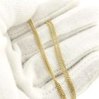 Image 7 of 18K Long gold gourmet link necklace | 61 cm