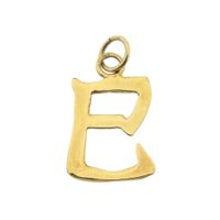 Gold pendant of Chinese horoscope sign; Snake