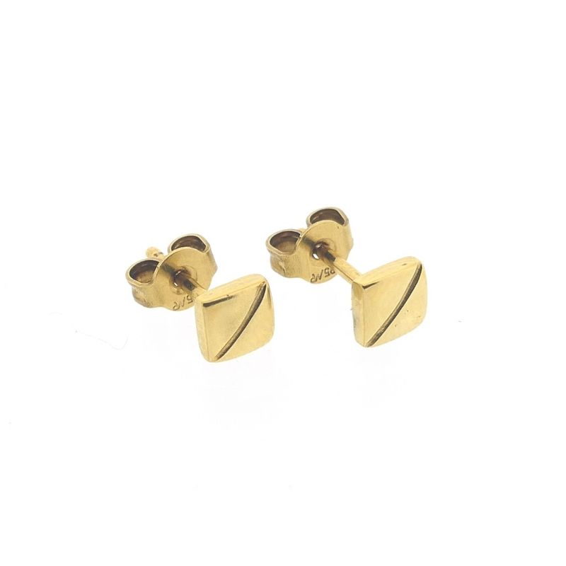 Image 5 of Golden subtle stud earrings
