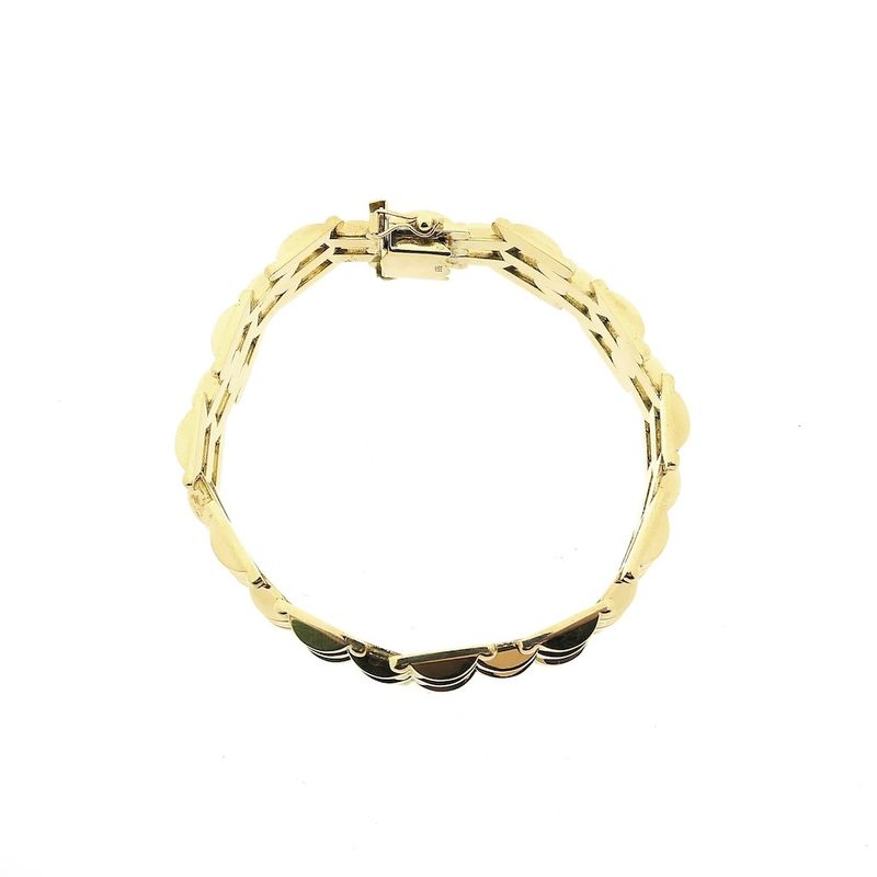 Image 3 of Gold tank link bracelet