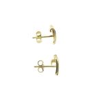 Image 9 of Two-tone gold stud earrings