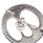 Image 8 of White gold brooch with diamonds; 0.30 ct.