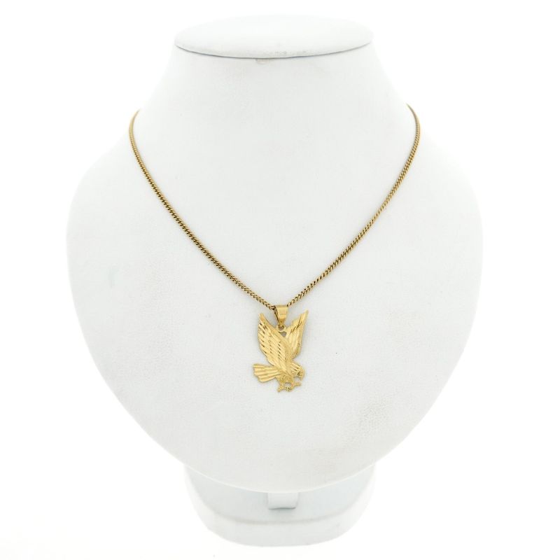 Image 3 of Gold pendant of an eagle