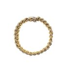 Image 8 of Gold French gourmet link bracelet