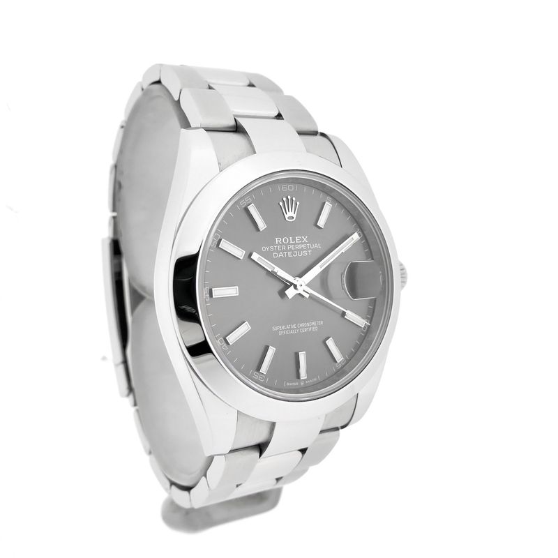 Image 3 of Rolex Datejust 41mm 'Rhodium' 126300; Automatic men's watch