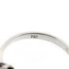 Image 7 of White gold entourage ring with zirconia