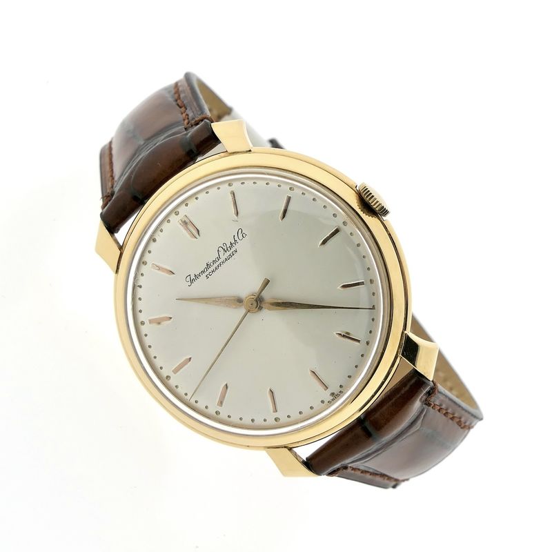 Image 5 of IWC Schaffhausen 'Shark Fin Ref. 512'; Vintage 18k gold men's watch