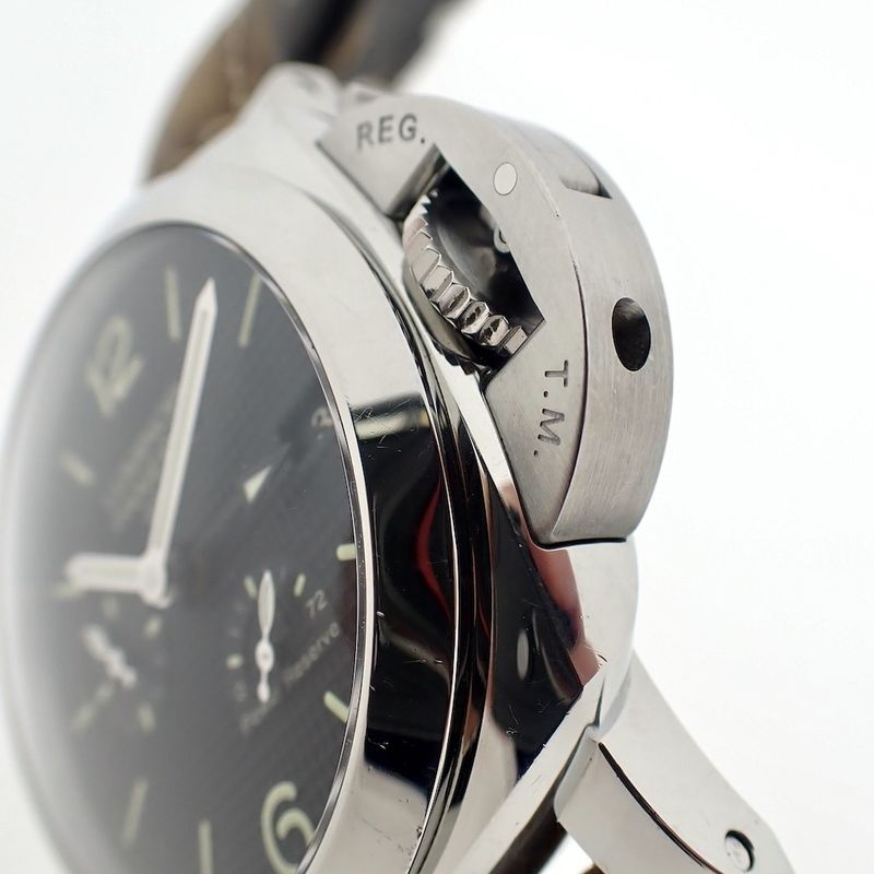 Image 8 of Panerai Luminor 1950 Power Reserve 3 Day GMT; Automatic men's watch