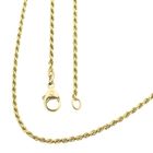 Image 1 of Gold twisted link chain