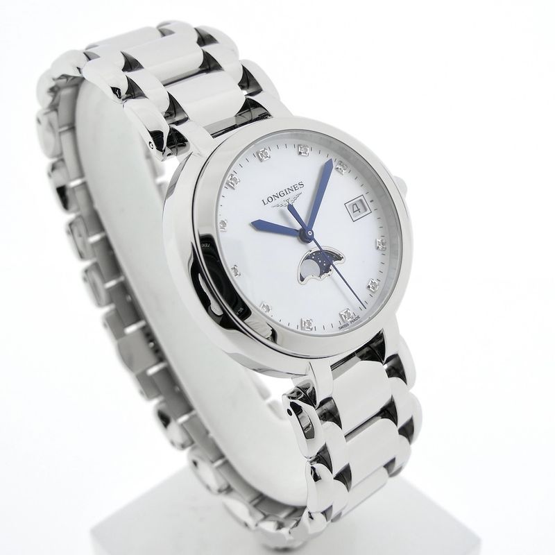 Image 4 of Longines PrimaLuna; Women's watch with diamonds