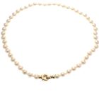 Image 1 of Pearl necklace with gold clasp | 47 cm