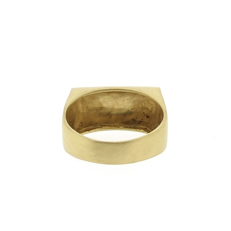 Image 4 of Vintage gold matte men's ring