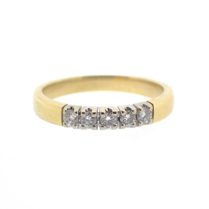 Image 8 of Gold ring with diamonds | 0.25 ct.