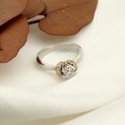 Image 9 of 18K White Gold ring with 0.42 ct. diamond | + GIA certificate