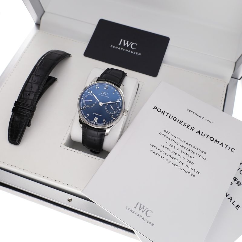 Image 28 of IWC Portugieser '7-Days' IW500710; Automatic men's watch