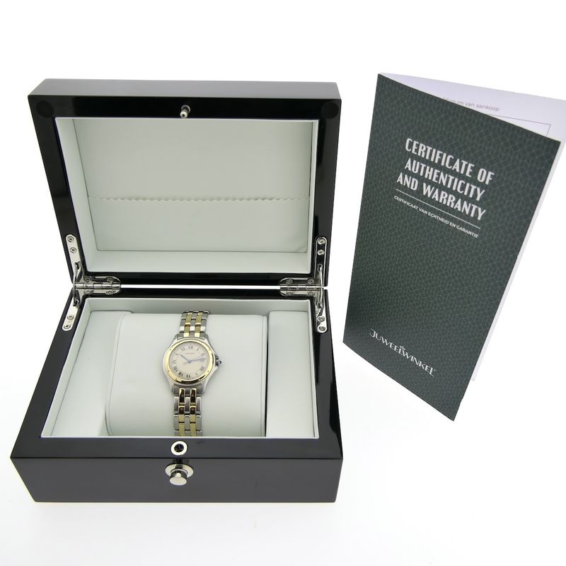 Image 4 of Cartier Cougar 187904; 18k gold/steel unisex watch