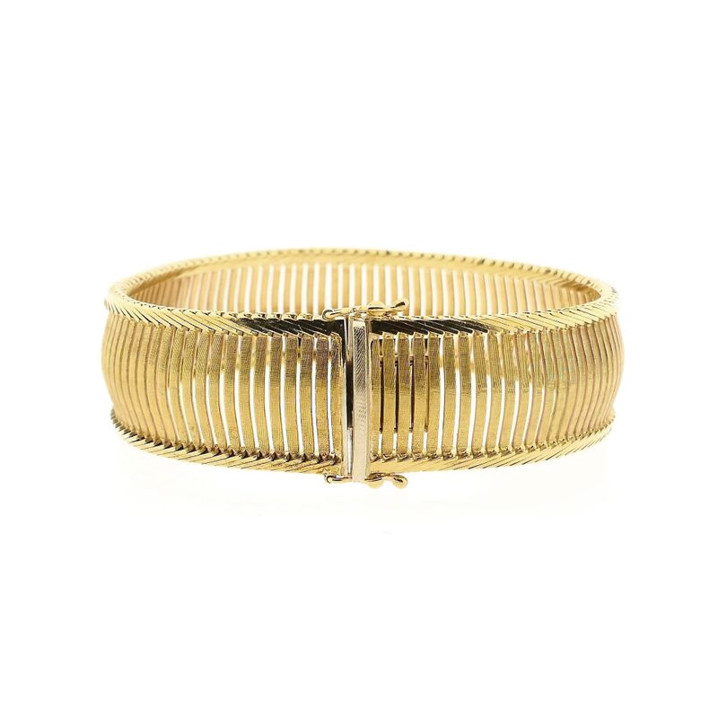 Image 3 of 14 Karat Golden Fantasy Chain Bracelet; 19 cm