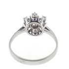 Image 5 of White gold entourage ring with diamond | 0.26 ct.