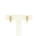 Image 1 of Gold stud earrings with diamonds