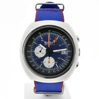 Marlboro World Championship Team 9801-72; Vintage Lemania 1341 chronograph men's watch