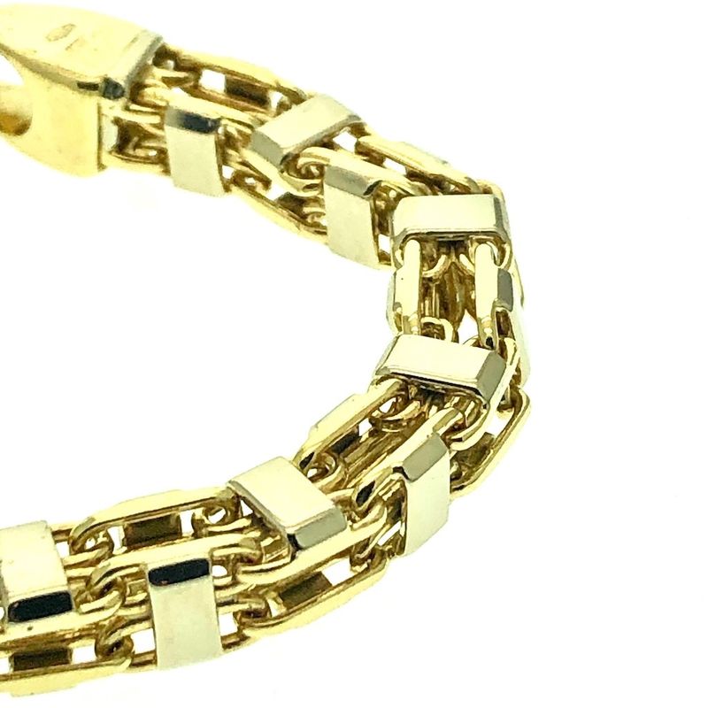 Image 3 of Gold magnum link bracelet | 22.5 cm