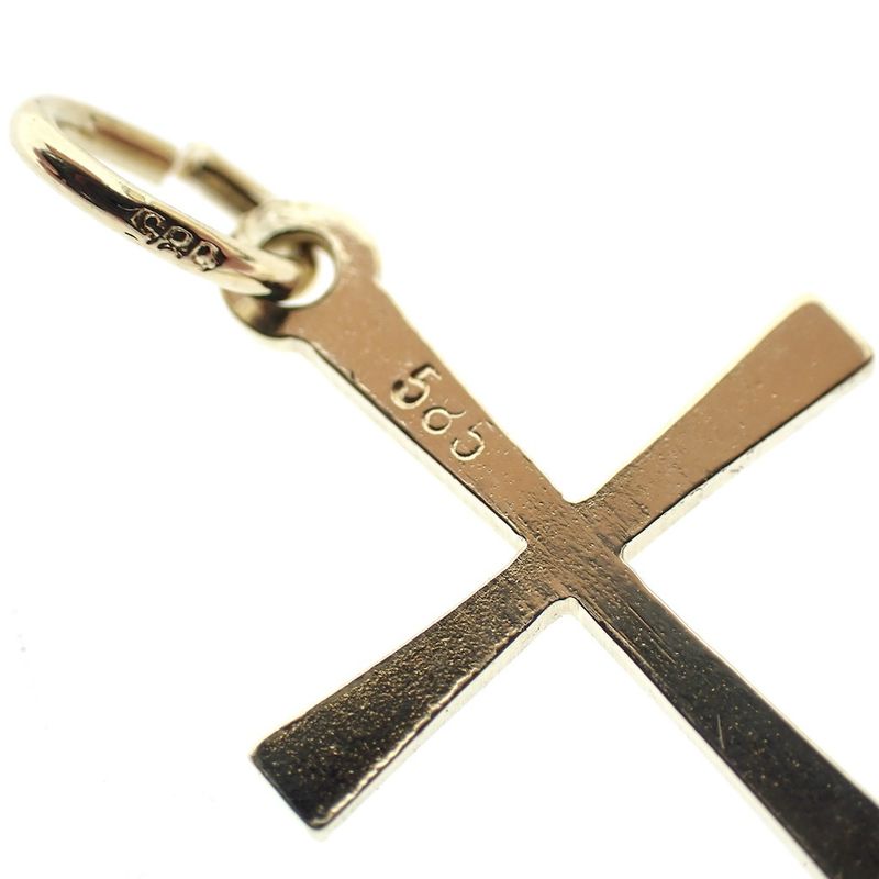 Image 5 of Gold pendant with a subtle cross
