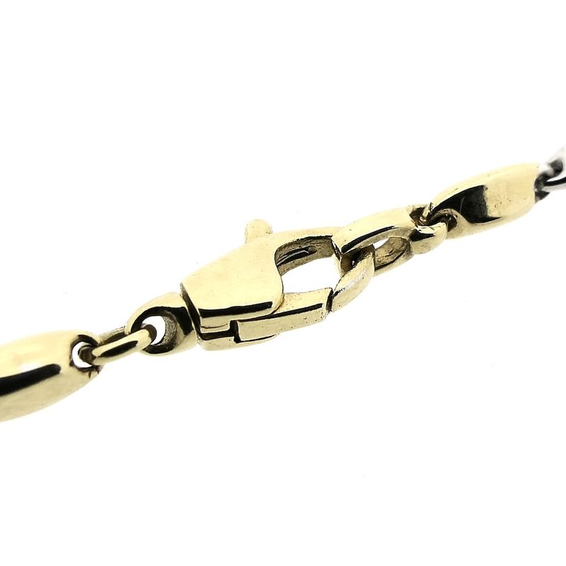 Image 5 of Monzario bicolor gold link chain